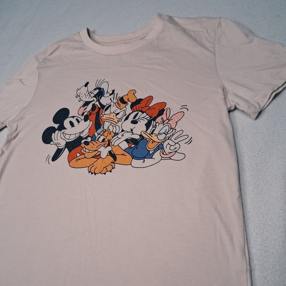 4/20$ ➡️ Disney Joe Fresh Unisex Graphic Tee in Cream - Picture 2 of 4